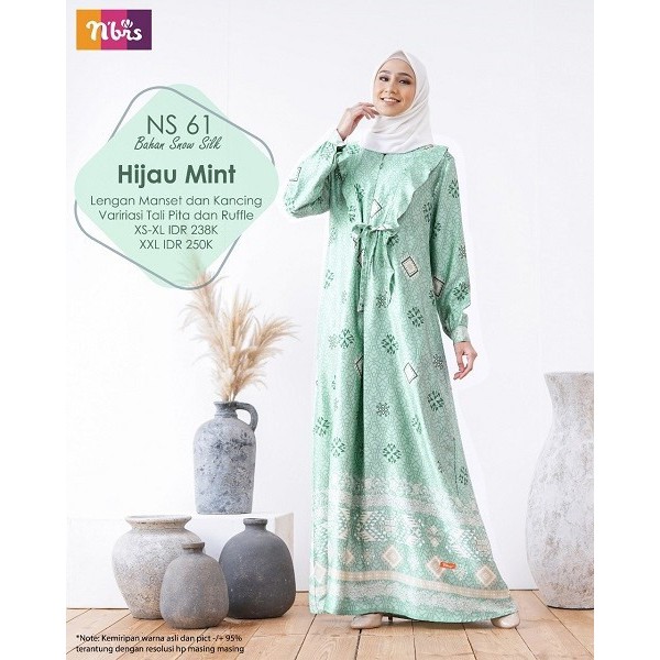 NIBRAS HOUSE SETIA GAMIS NIBRAS SYAR'I NS 61 ORIGINAL NO KW