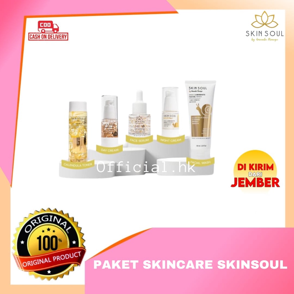 [READY] Skin Soul skinsoul by amanda manopo skincare pemutih wajah kulit glowing permanen murah aman