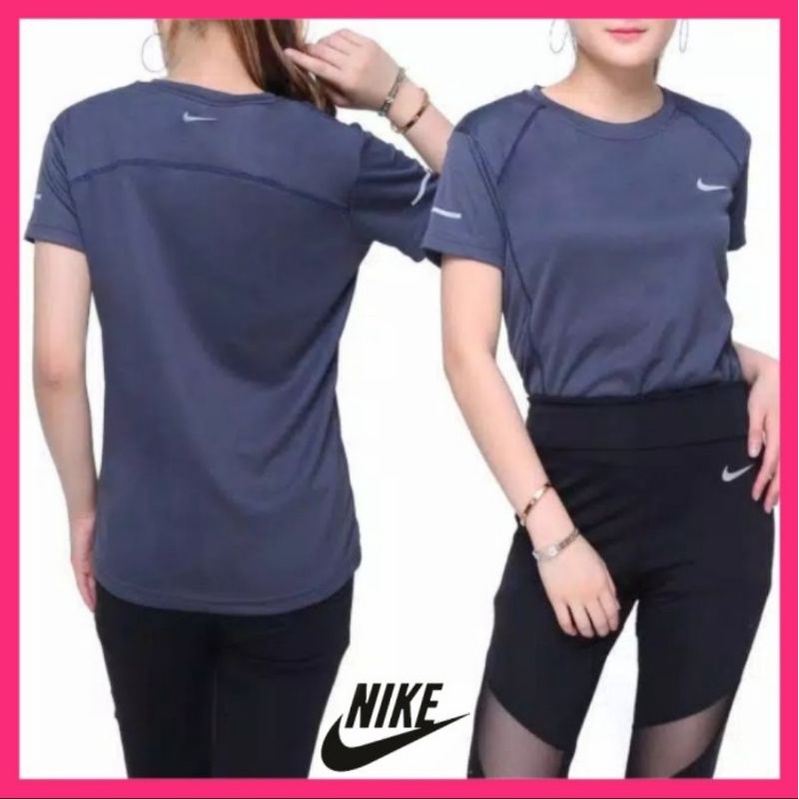BAJU OLAHRAGA WANITA RUNNING GYM FITNESS IMPORT NIKE