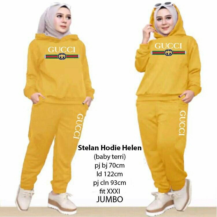 Stelan hodie helen GUC JUMBO XXXL 8Warna