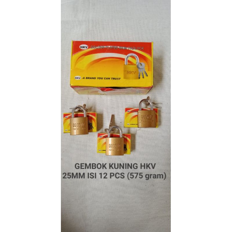 GEMBOK KUNING HKV 25MM