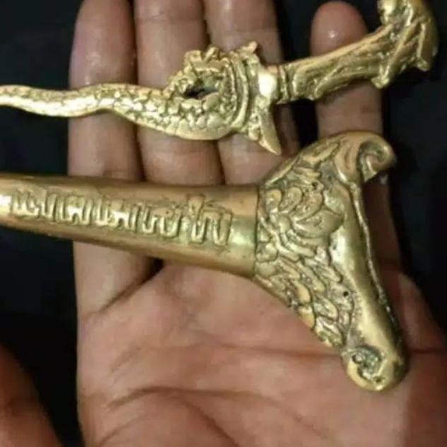 ♖ keris naga Sosro Kuningan mini luk5 untuk koleksi dll. ◌