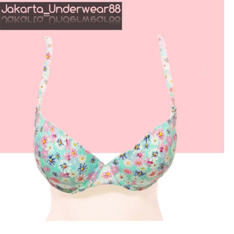 0523 Bh Bra  Wanita Remaja Abg  Busa Green Pink U1  / BH REMAJA SEXY