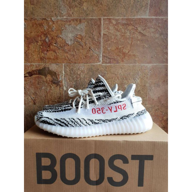 zebra yeezy size 9.5