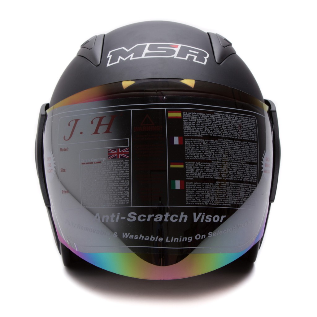 [Helm Dewasa] MSR Helmet Javelin - Hitam Doff + Promo Gratis Sarung Tangan