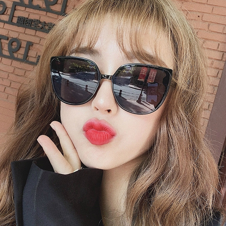 Fashion trend cat's eye ins personality beach wild sunglasses