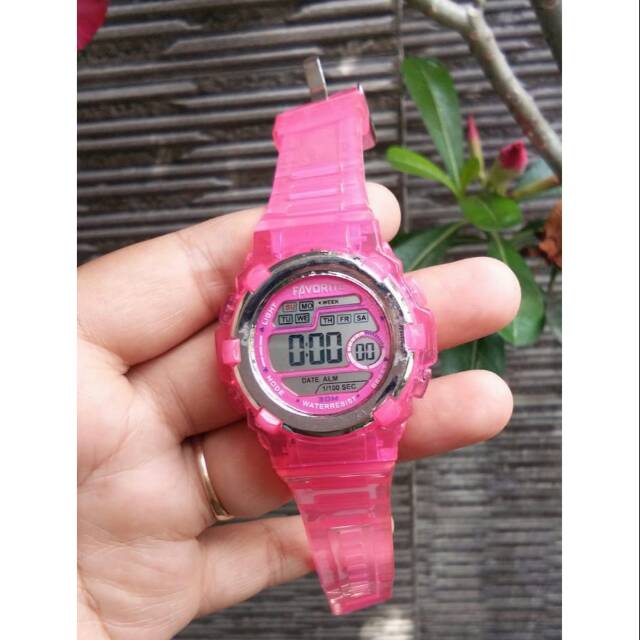 Jam tangan favorite pink