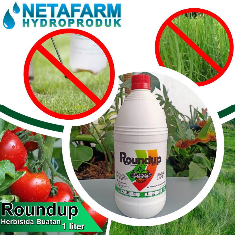 Roundup 486 SL BIOSORB Pembasmi Rumput liar sampai ke akar - 1 Liter