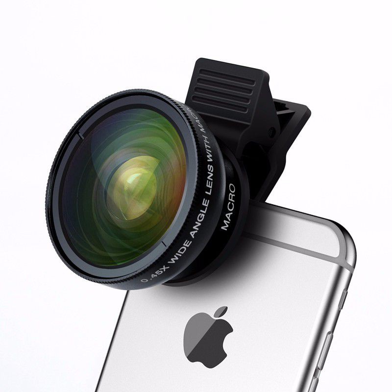 APEXEL Lensa Super Wide Angle Lens + Macro Smartphone
