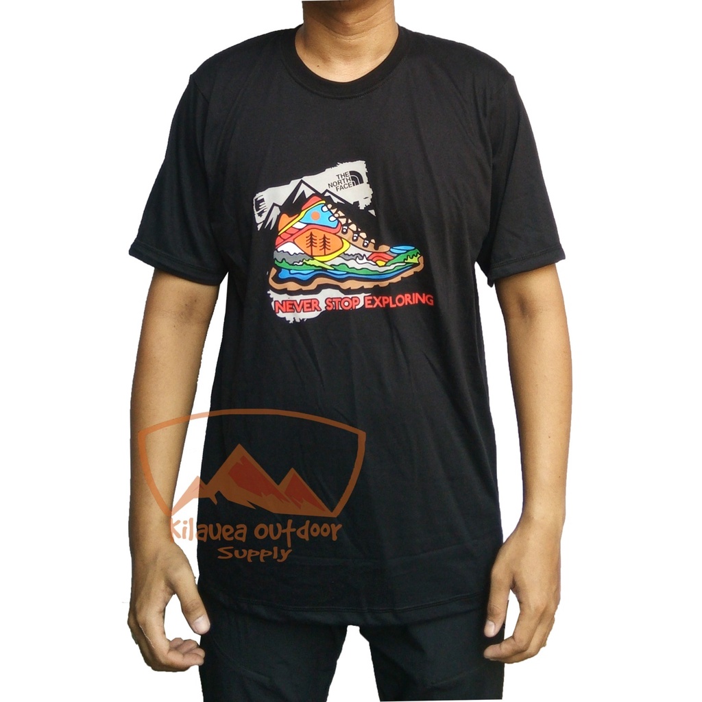 Kaos Gunung - Kaos Outdoor - Kaos Hiking Traveling The North Face - Kaos Pendaki - Kaos Traveling