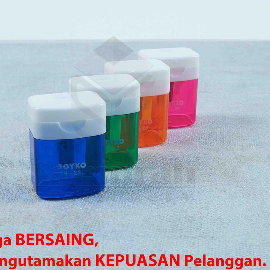 

⚡️Original⚡️ Rautan Pensil Joyko B-23 Per Box isi 12 Pcs / Pencil Sharpener B 23 Kotak / Serutan Pinsil Tabung 1 Lubang 