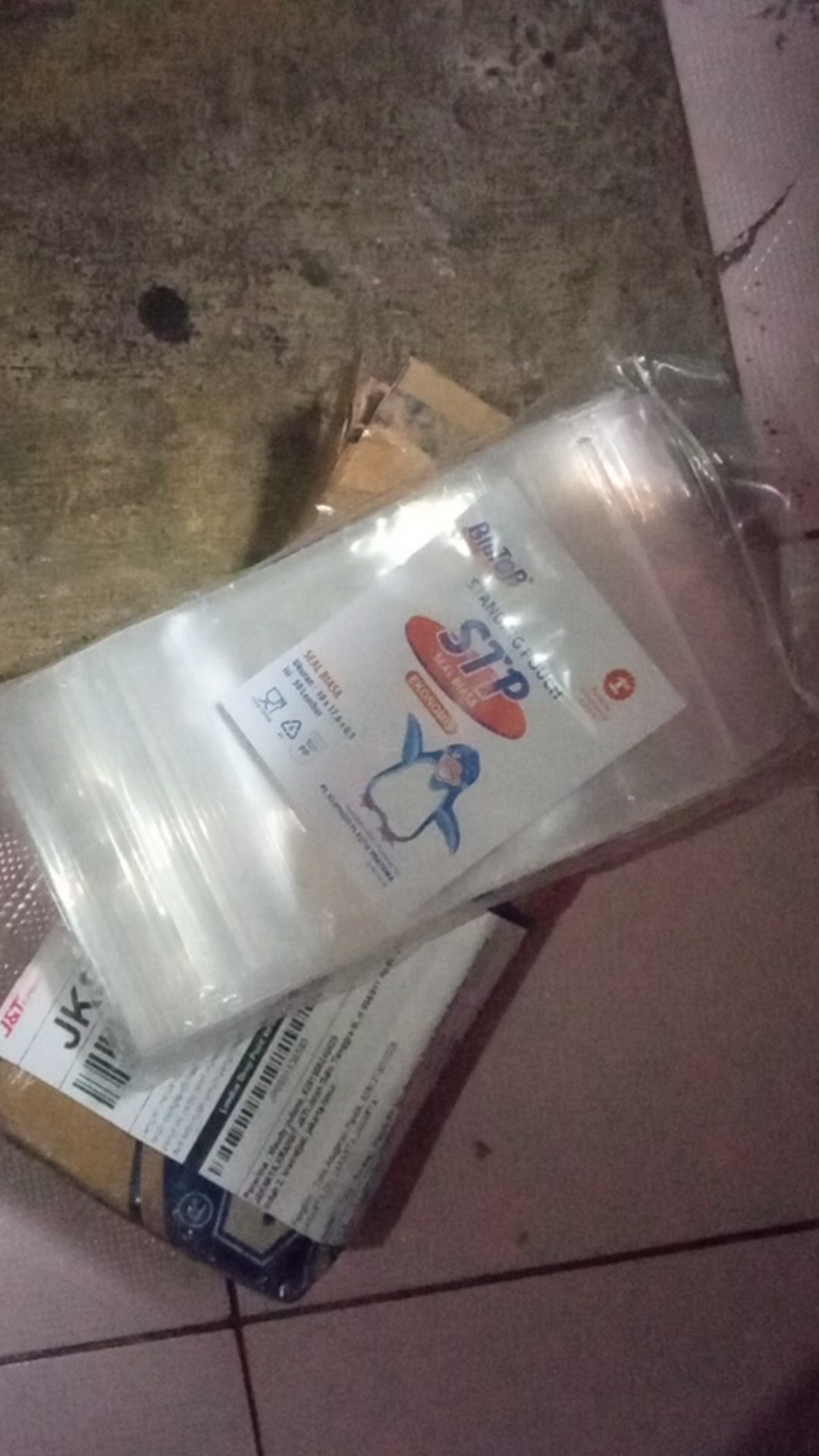 Plastik Pp Klip Standing Pouch Singel Seal/seal Kecil/seal Biasa Ukuran 10 Cm X 17 Cm