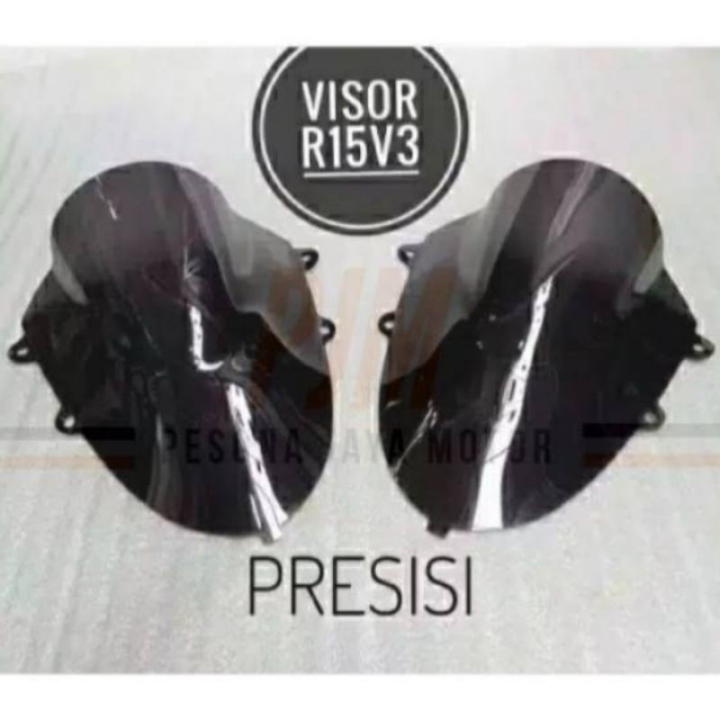 Visor R15 v3 Akai Black Series Winshield R15 v3 Winsil R15 v3 Winshield R15 V3 jenong