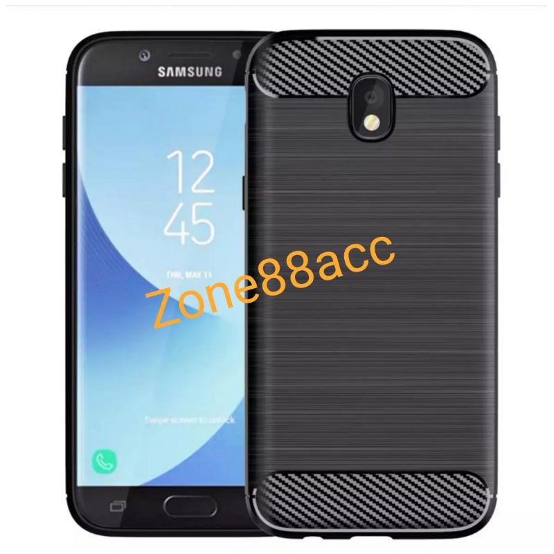 Silicon Case SAMSUNG J5 Pro J530 2017 Softcase iPAKY Carbon Casing Cover TPU