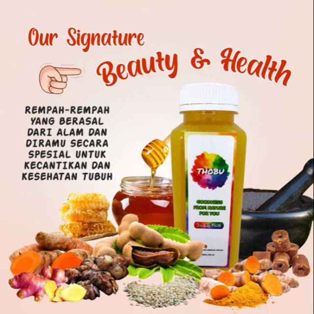 

Minuman Herbal THOBU Best Signature Jamu BEAUTY & HEALTH Khusus Order Menggunakan Gojek & Grab