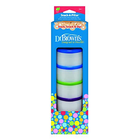 Dr Brown Snack A Pillar Dipping Cups - Tempat Camilan