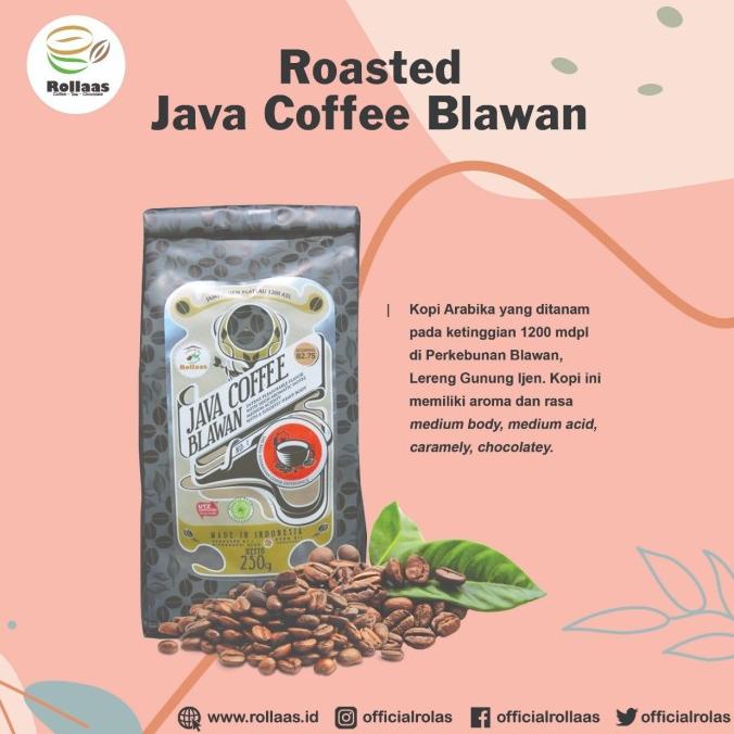 

[COD] Rollaas Java Coffee Arabica Blawan - Single Origin - kopi biji - rolas [COD]