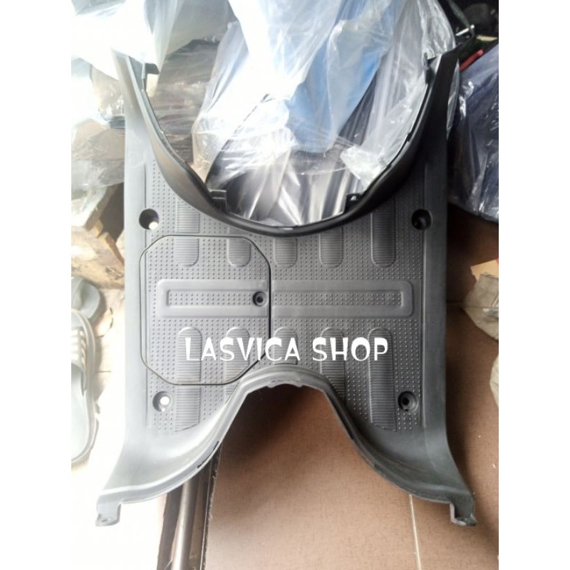 step floor dek lantai kaki atas scoopy led  k93 ring 12 2016-2019 hitam