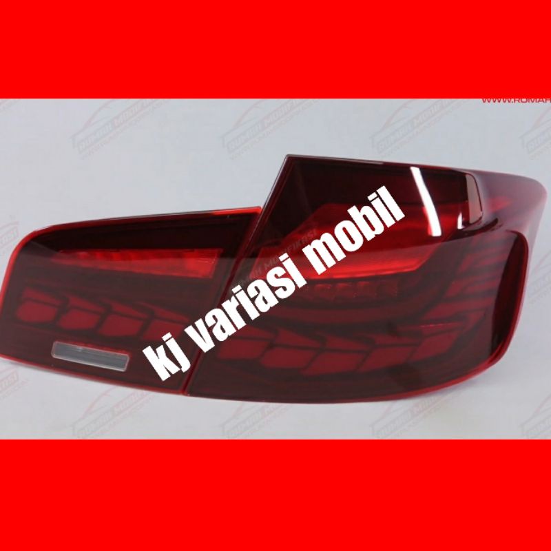 stop lamp BMW F10 2010-2017 led bar sequntial  red clear