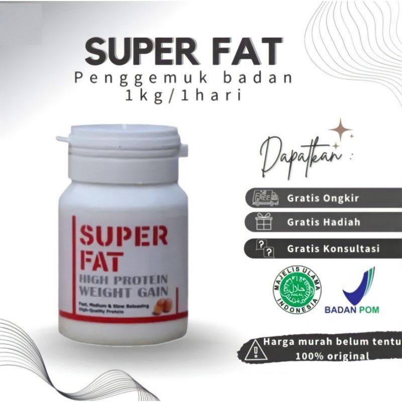 [ PROMO ] SUPER FAT PENGGEMUK BADAN TERBAIK DI DUNIA / PENGGEMUK BADAN ORIGINAL