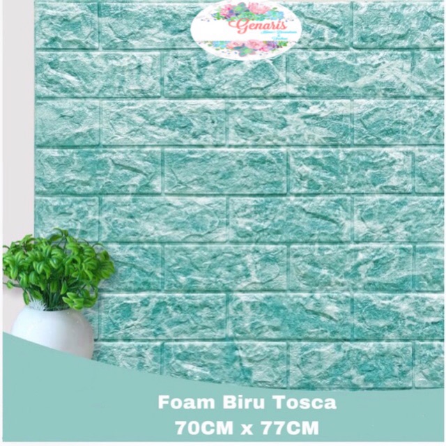 WALLPAPER PREMIUM BATA 3D WALLPAPER BATA FOAM TEBAL