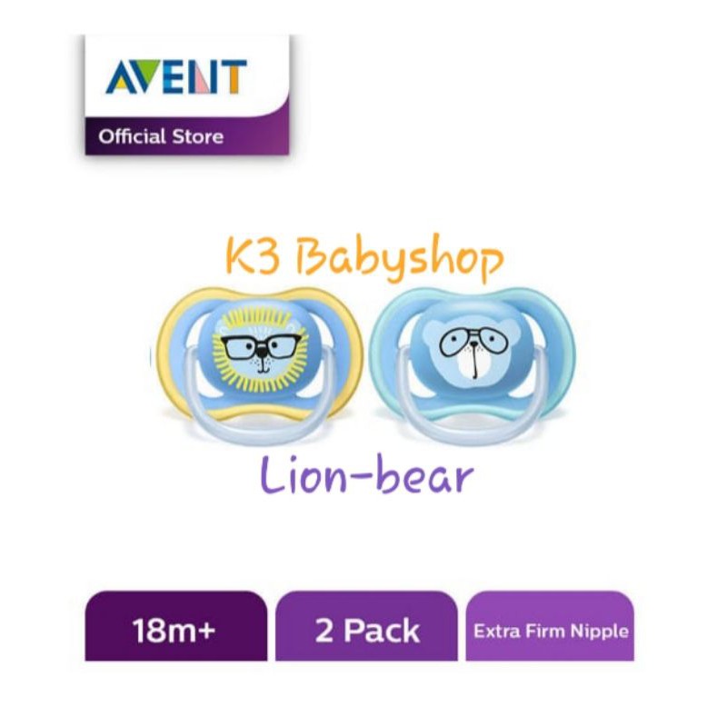 Empeng Avent Orthodontic Pacifier Soother 18m+ empeng bayi dot anak