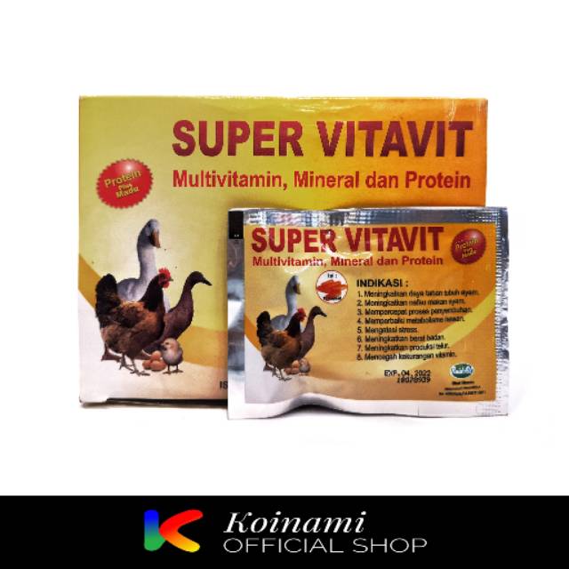 SUPER VITAVIT KAPSUL / VITAMIN AYAM / VITAMIN BEBEK / raid all