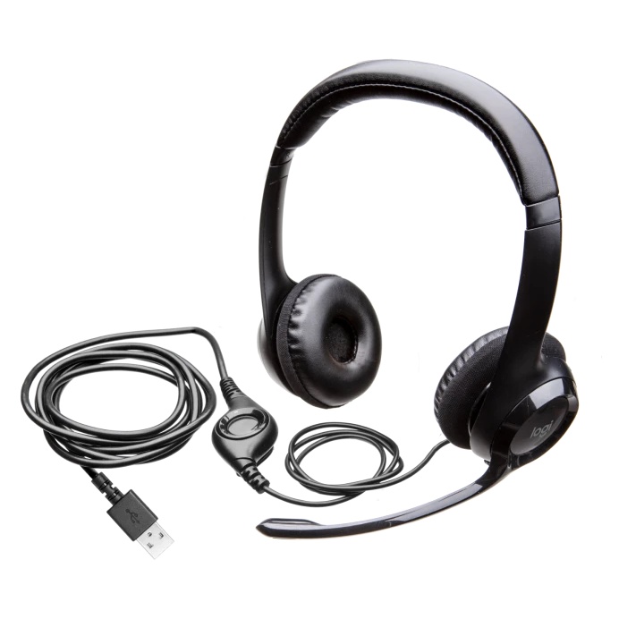 Logitech H390 Headset Stereo USB Mikrofon Noise-Cancelling | H 390