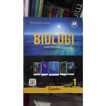 

preloved buku quadra biologi kelas 10 sma like new bgt
