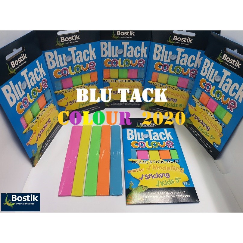 Blu Tack Colour Lem Perekat Serbaguna Yang Bisa Digunakan Berulang Ulang Shopee Indonesia