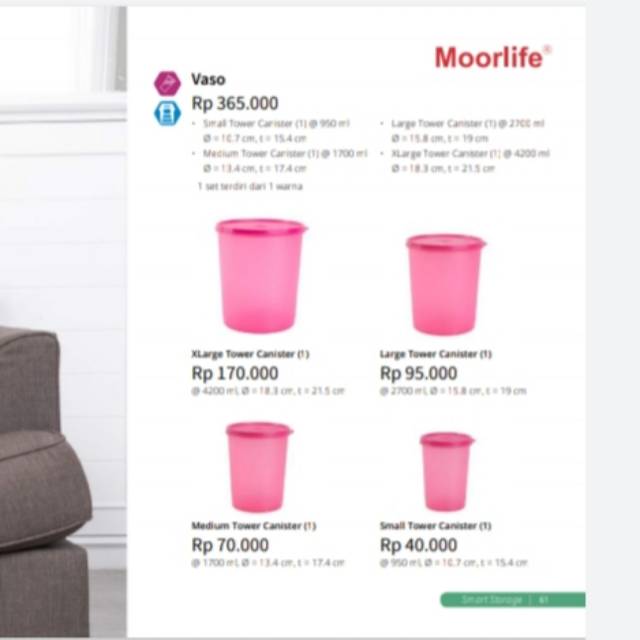 Toples Moorlife vaso