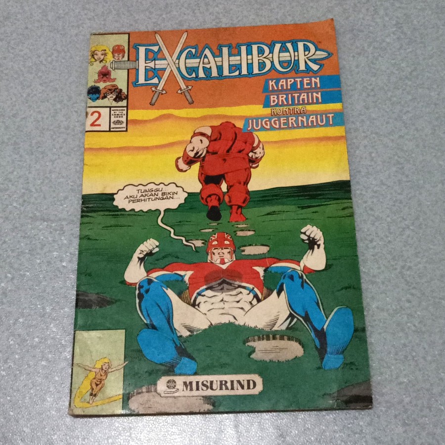 Komik Excalibur 2 Kapten Britain Kontra Juggernaut - Misurind