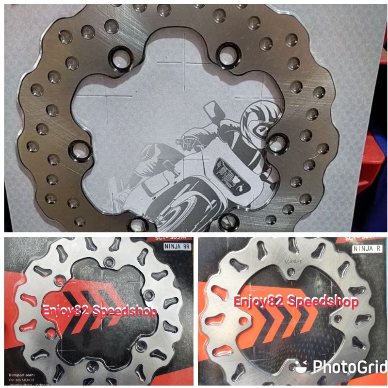 Disc Scarlet Piringan Cakram Belakang Standar Variasi Ninja RR R