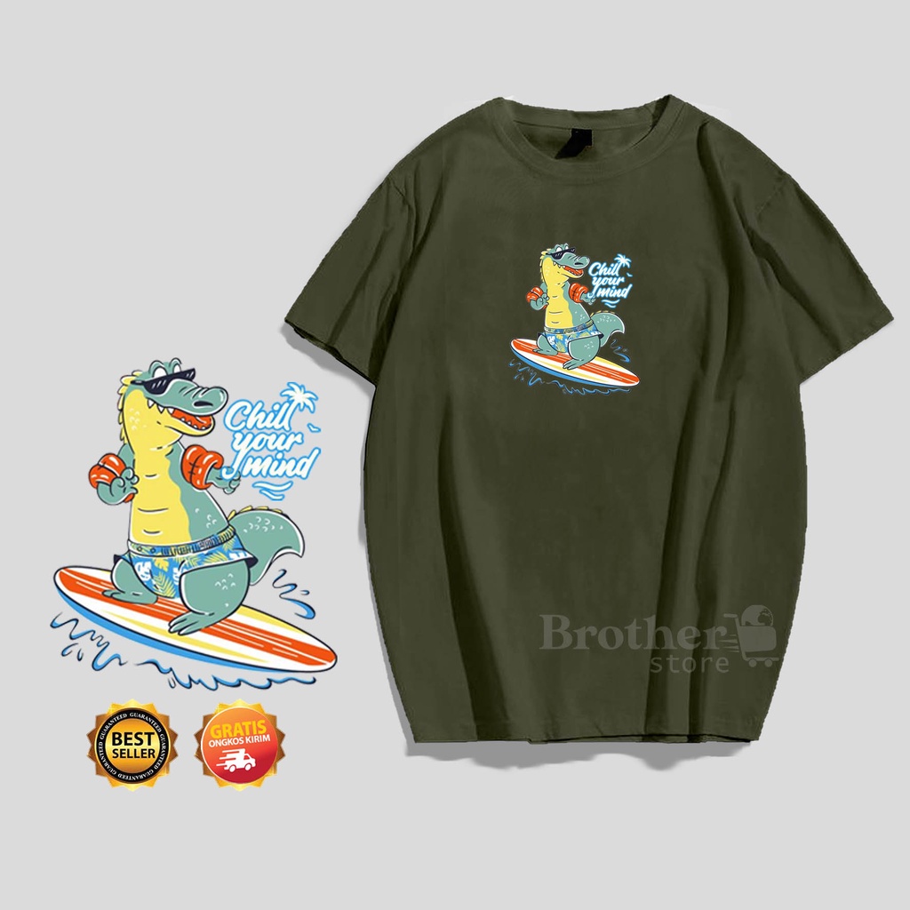 BROTHER STORE - Kaos Distro Pria - KAOS COWOK CEWEK - Kaos Kata Kata - Articel Ch Mind Premium