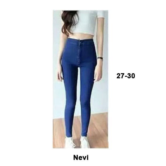 IB CELANA JEANS STRET HAIGHWAIST SIZE 27-30