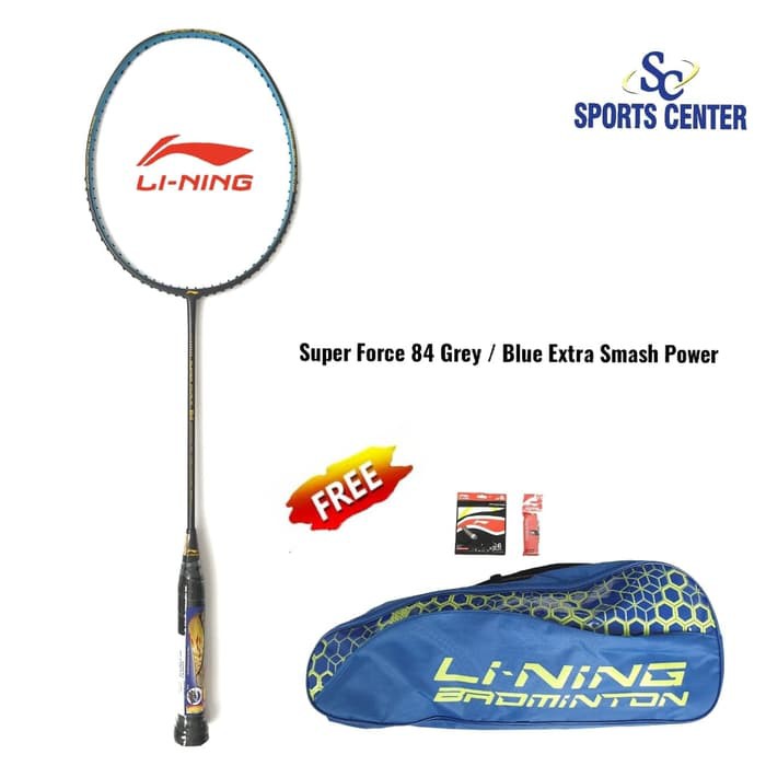 NEW Raket Badminton Lining Super Force 84 / SF 84 / SF84 DarkG FULLSET
