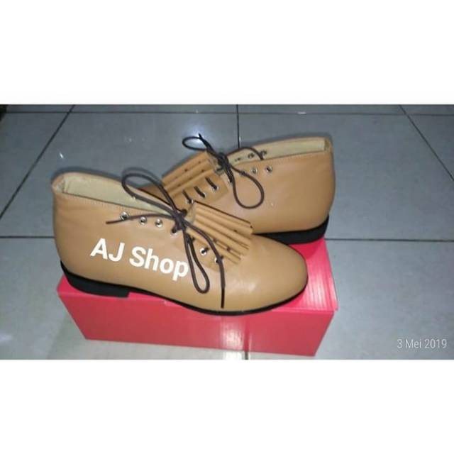 Sepatu Dansa Wanita Handsmade Bahan Kulit Kambing Asli 100%