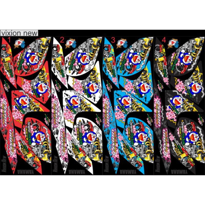 striping variasi Vixion new