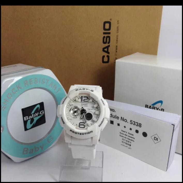 Jam Casio Baby-G White Bga180 Ori Bm