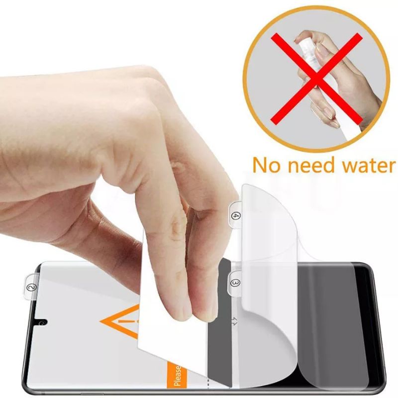 USAMS - HYDROGEL HYBRID ANTI GORES IPHONE X XS MAX XR FULL CLEAR SCREEN PROTECTOR BENING HD ORIGINAL