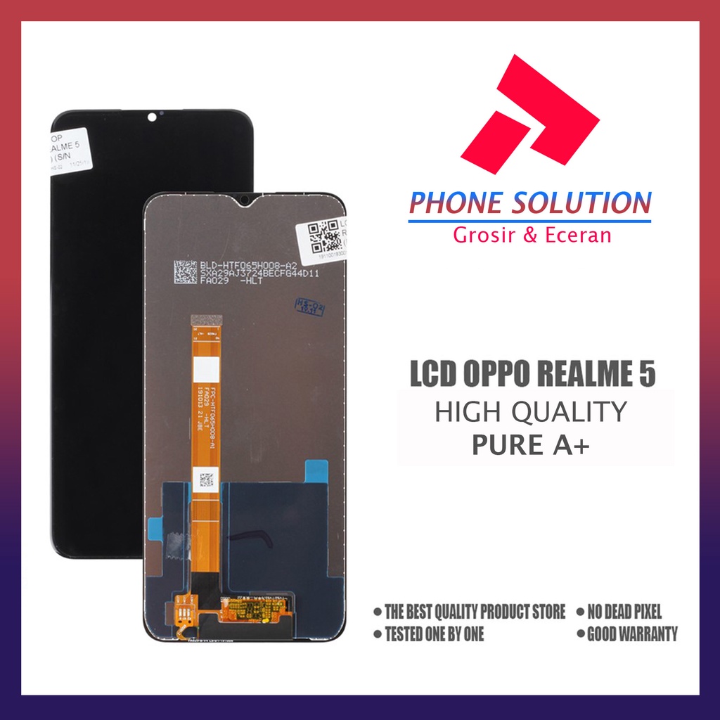 LCD Realme 5  LCD Oppo A9  LCD Oppo A5  Oppo A31 2020 Universal Fullset Touchscreen - Parts Kompatible Dengan Produk Oppo // Supplier LCD Realme 5 - Garansi 1 Bulan