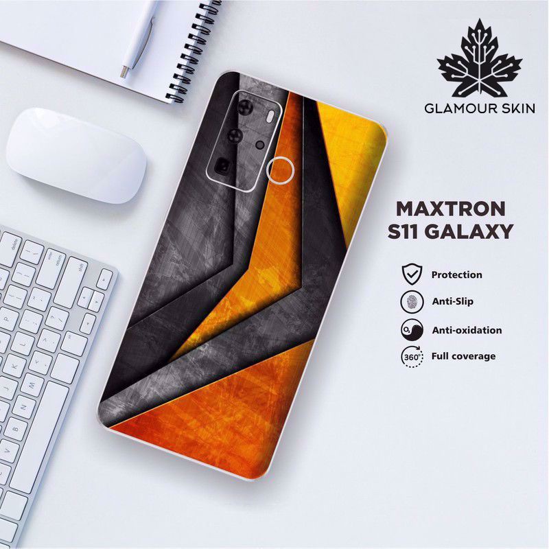 *(Dapat2PCS)* MAXTRON S11 GALAXY Garskin Case/Stiker Protector Motif YELLOW
