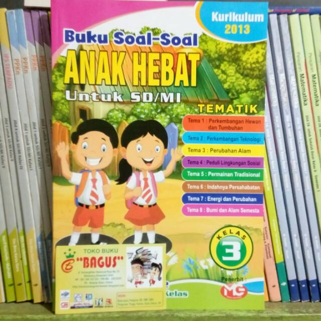 Buku Soal Tematik Sd Mi Kelas 3 Kurikulum 2013 Anak Hebat Shopee