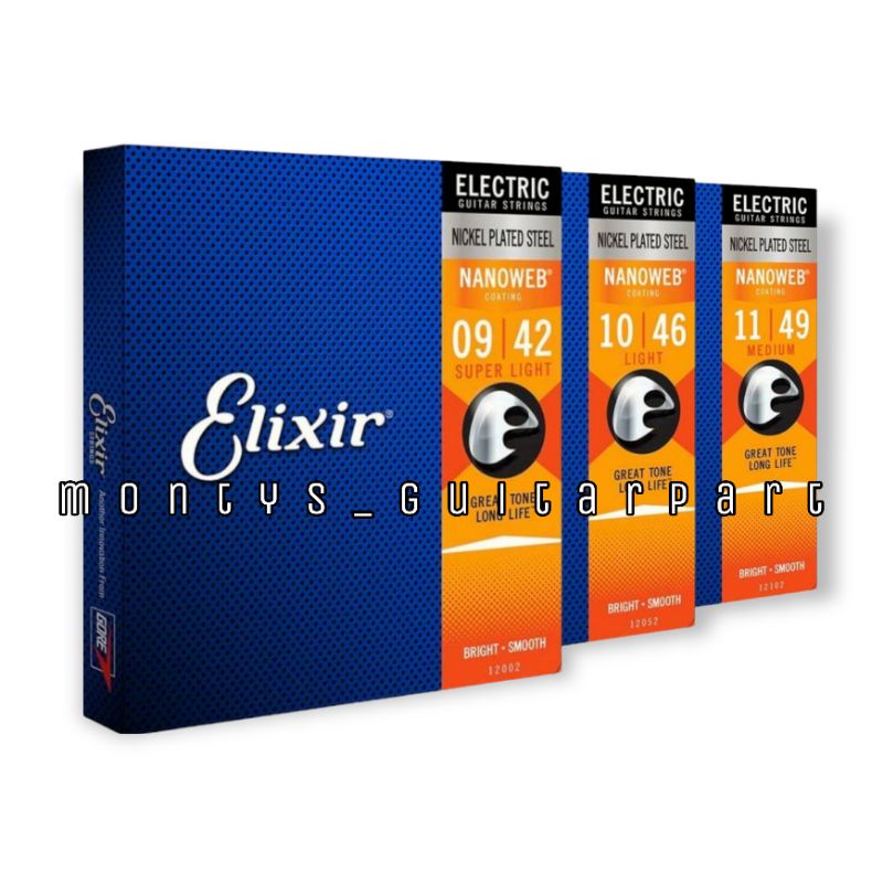 Elixir Senar Gitar Elektrik Nanoweb