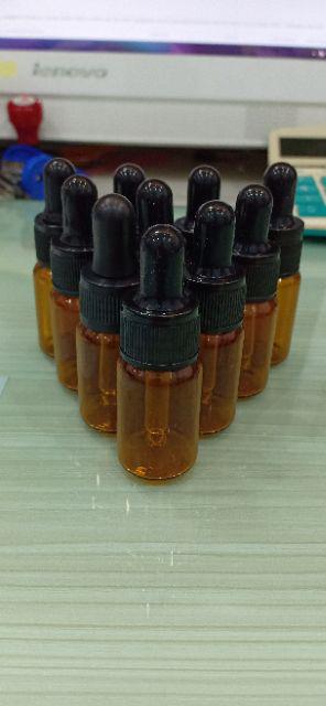 Botol Pipet Kaca Metalik Pink 5ml - Bottle Dropper Accessories Essential Oil