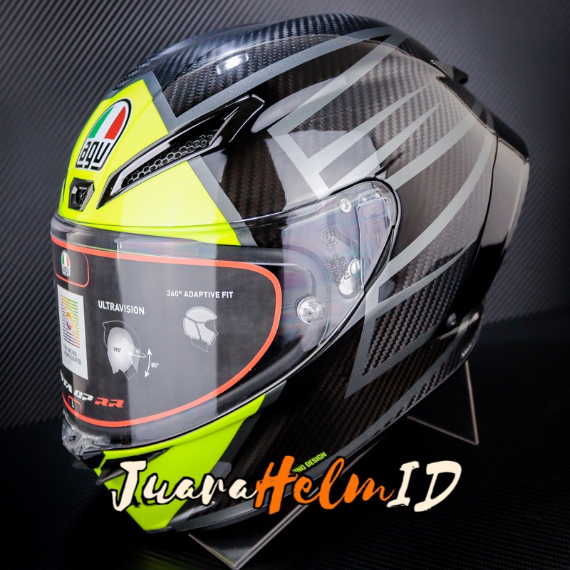 AGV PISTA GPRR ESSENZA 46 / BLACK YELLOW GLOSS / AGV PISTA GP RR - L