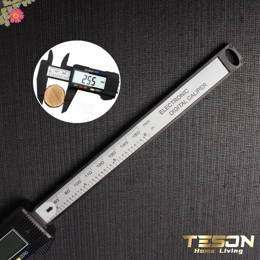 #TERMURAH!!! Jangka Sorong Digital Sigmat Sketmat LCD Vernier Caliper Carbon 150mm