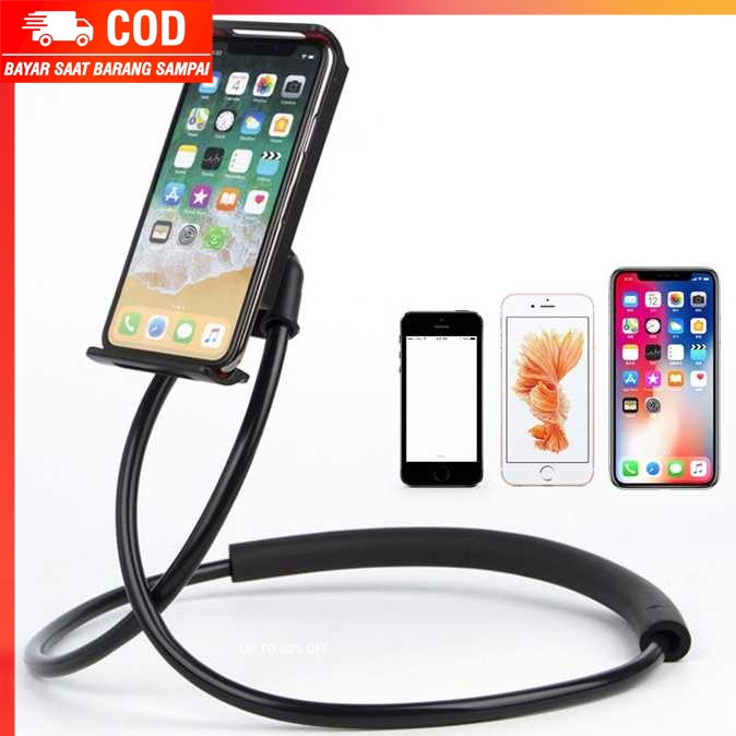 (100% BARANG ORI) Smartphone Lazypod Stand Holder Leher - ZG01