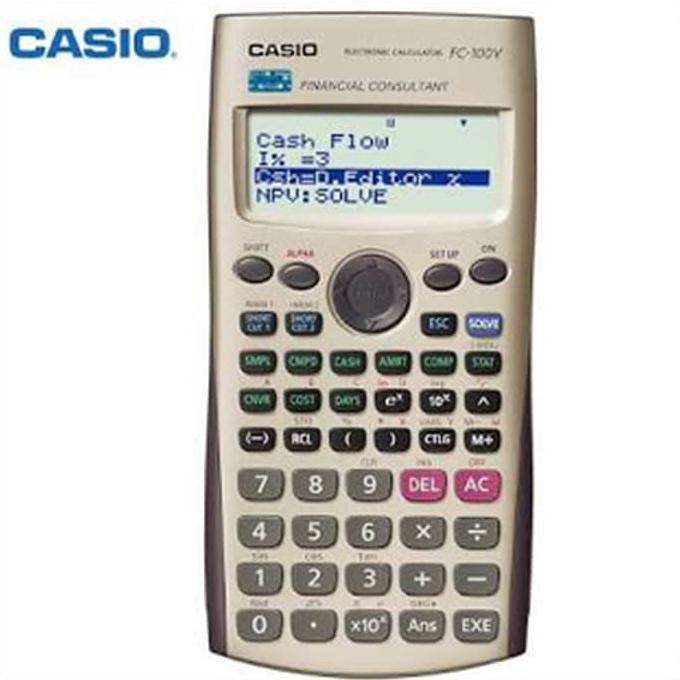 

ITERBATASl Casio FC 100V - Financial Calculator IBDLl