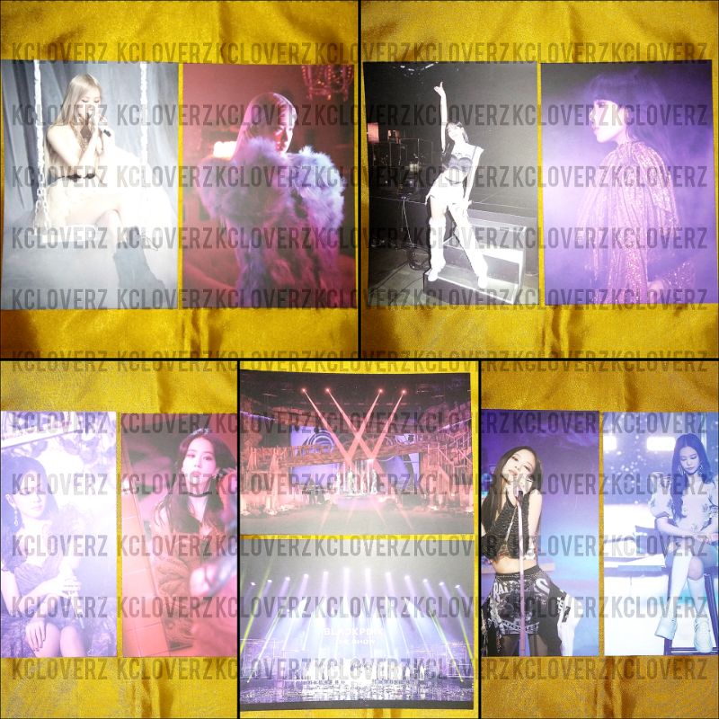 POSTCARD BLACKPINK THE SHOW (photocard, album only, postcard blackpink) jisoo me flower